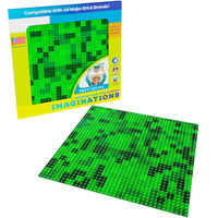 12" Green Mosaics SLAB