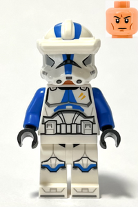 Clone Trooper Specialist, 501st Legion (Phase 2) - Blue Arms, Macrobinoculars, Nougat Head, Helmet with Holes