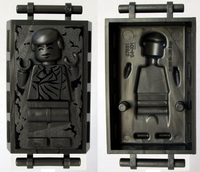 Carbonite Block with Bar Handles with Han Solo Pattern