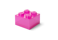 4-Stud Brick w/ Lid – Dk. Pink Glitter
