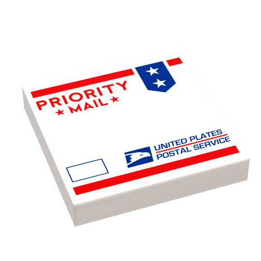 Priority Mail Tile – Bricks & Minifigs Grand Rapids