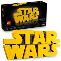 Brick-Built Star Wars Logo