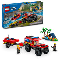 4x4 Fire Truck with Rescue Boat