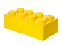 8-Stud Storage Brick – Yellow
