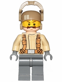 Resistance Trooper - Tan Jacket, Mustache