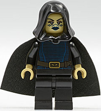 Barriss Offee - Black Cape, Hood and Legs