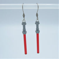 Red Lightsaber Earrings