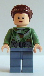 Princess Leia - Endor Outfit, Sand Green Camouflage