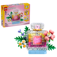 Floral Decor Perfume Bottle