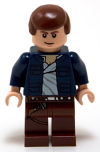 Han Solo - Reddish Brown Legs with Holster Pattern, Open Jacket
