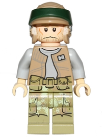 Endor Rebel Trooper - Dark Tan Vest, Tan Beard (Commander Rex)