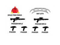 Space Trek Red Shirt Weapons Pack