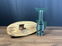 Oversized Fish (Dk Green)