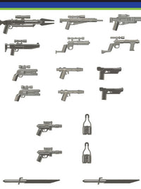 Mando Hunter Metal Grey Weapons Pack