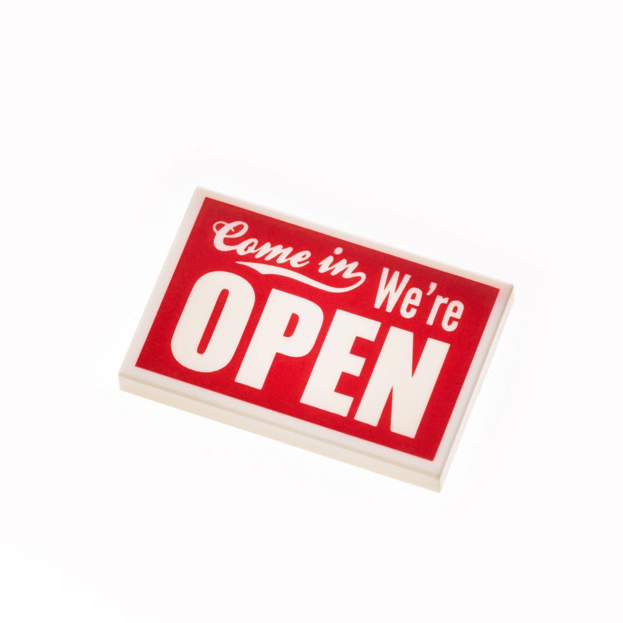 Open Sign Tile – Bricks & Minifigs Grand Rapids