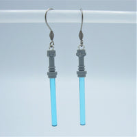 Blue Lightsaber Earrings