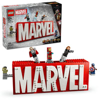 MARVEL Logo & Minifigures