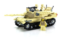 Tan M1 Abrams Main Battle Tank