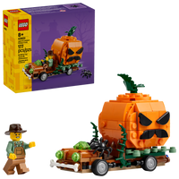 Jack-O'-Lantern Pickup Truck