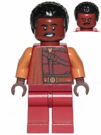 Greef Karga - Dark Red, Plain Legs, Moustache
