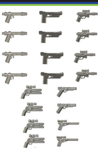 Mando Hunter Metal Grey Blaster Pack