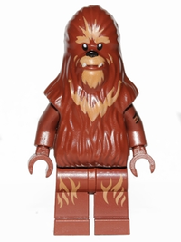 Wookiee - Reddish Brown with Dark Tan Fur, Printed Legs, Band On Left Arm