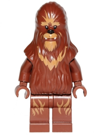 Wookiee - Reddish Brown with Dark Tan Fur, Printed Legs, Plain Arms