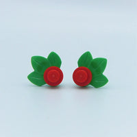 Holly Leaves Earrings