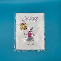 Girl Happy Birthday Balloon