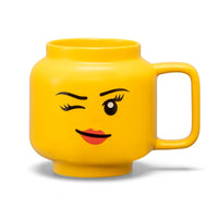 Large Mug - Winking Girl