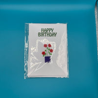 Happy Birthday Flower Pot