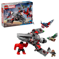 Captain America vs. Red Hulk Battle