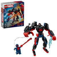 Miles Morales Mech vs. Spider-Man 2099