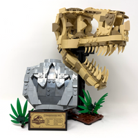 Dinosaur Fossils: T. rex Skull (Prebuilt)