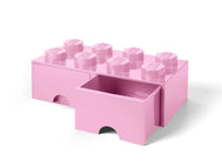 Storage Brick Drawer 4 x 2 – Light Purple