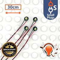 Pico LED Lights, Cool White with 30cm (12in) Cables (4-Pack)