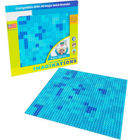 12" Lt Blue Mosaic SLAB