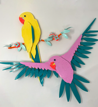 The Fauna Collection - Macaw Parrots (Prebuilt)