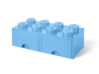 Storage Brick Drawer 4 x 2 – Light Royal Blue