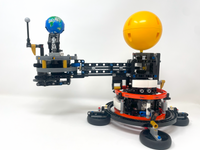 Planet Earth and Moon in Orbit (Prebuilt)