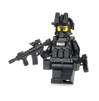 SWAT Police Officer Assaulter Minifigure