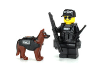 SWAT Police Officer K9 Minifigure