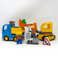 Truck and Tracked Excavator (Prebuilt)