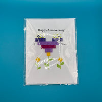 Happy Anniversary Brick Built Heart