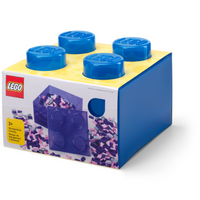 4-Stud Brick w/ Lid – Tr. Blue