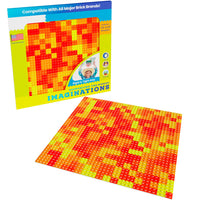 12" Orange Mosaic SLAB