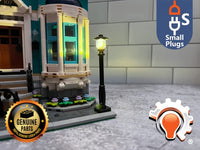 Black Street Lamp with Warm White LED and 50cm (20in) Cable