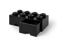 Storage Brick Drawer 4 x 2 – Black