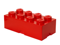 8-Stud Storage Brick – Red