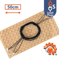 2-Wire 50cm Connecting Cables with Small Plugs